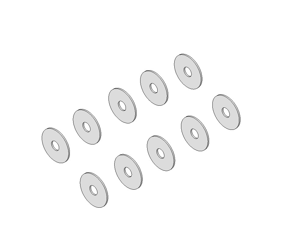 FUNCOPTER â€“ Saibe D=7 d=2 0,3MM, 10 buc.